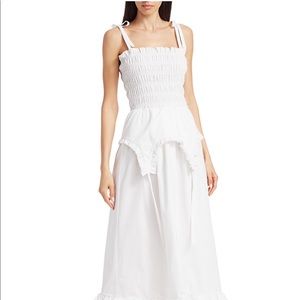 *SOLD* NWT Sandy Liang Aisle White Dress Sz XS-S